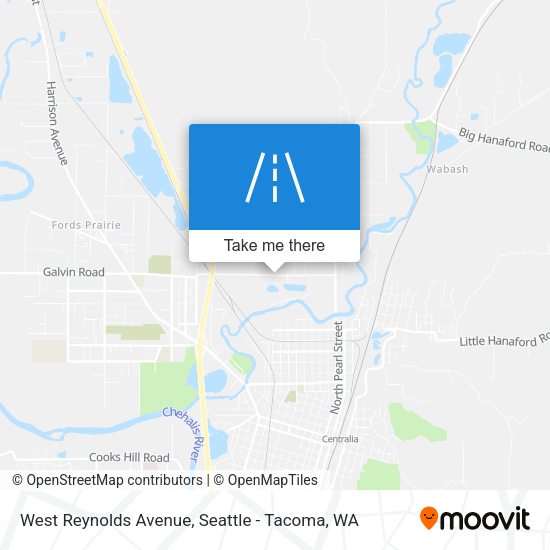 West Reynolds Avenue map