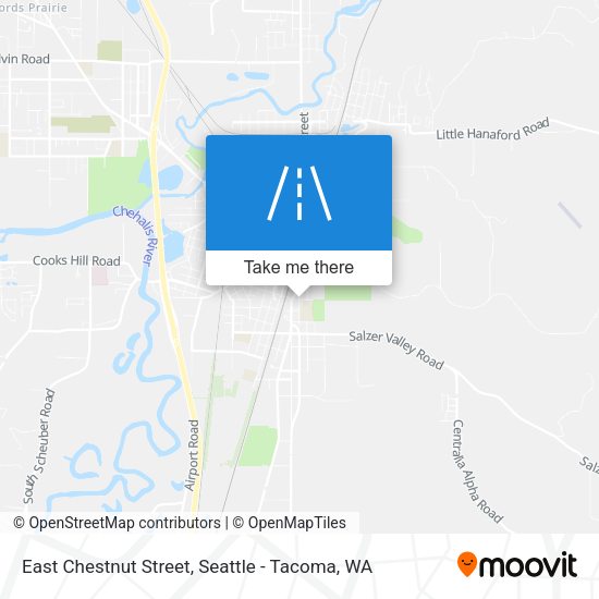 Mapa de East Chestnut Street