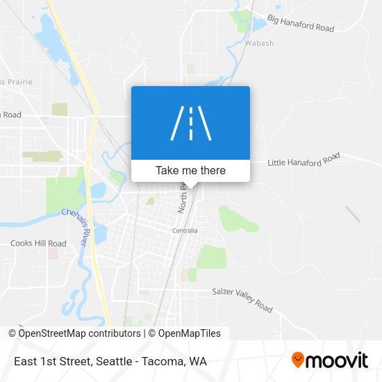 Mapa de East 1st Street