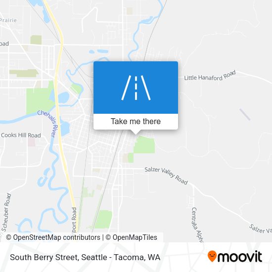 South Berry Street map