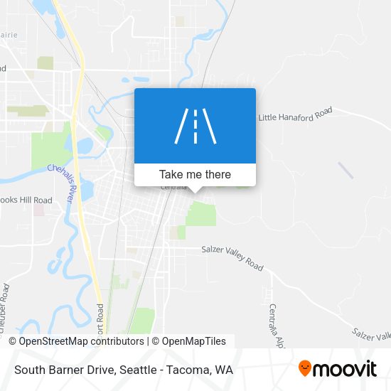 South Barner Drive map