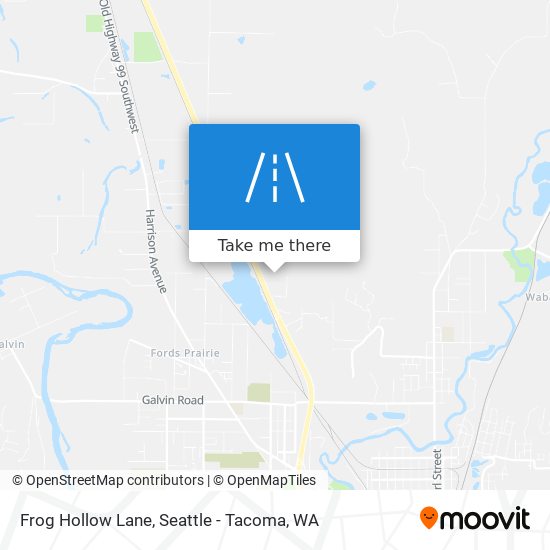 Frog Hollow Lane map