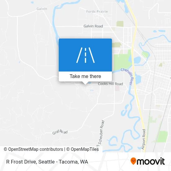 R Frost Drive map