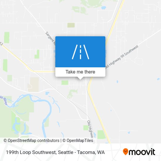 199th Loop Southwest map