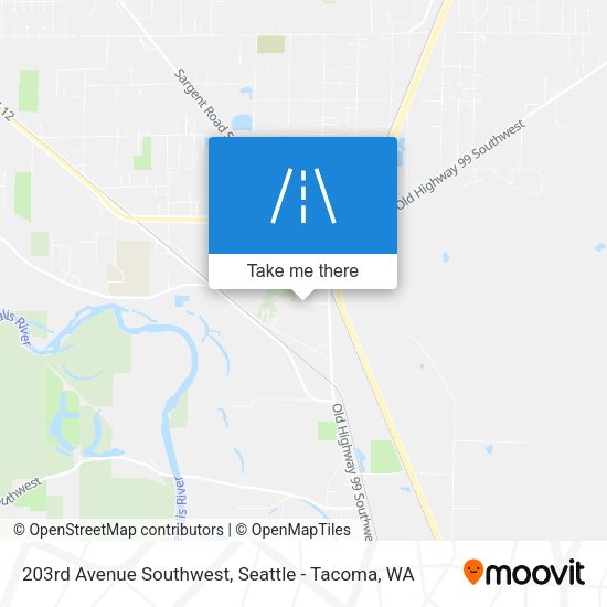 203rd Avenue Southwest map