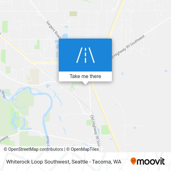 Whiterock Loop Southwest map