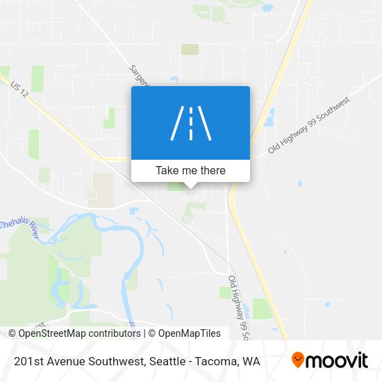Mapa de 201st Avenue Southwest