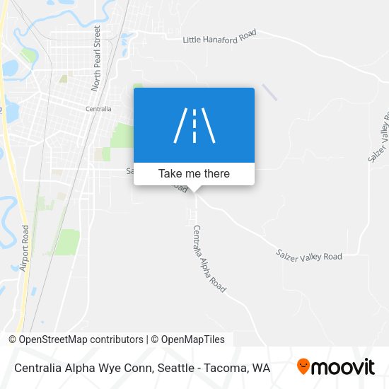 Centralia Alpha Wye Conn map
