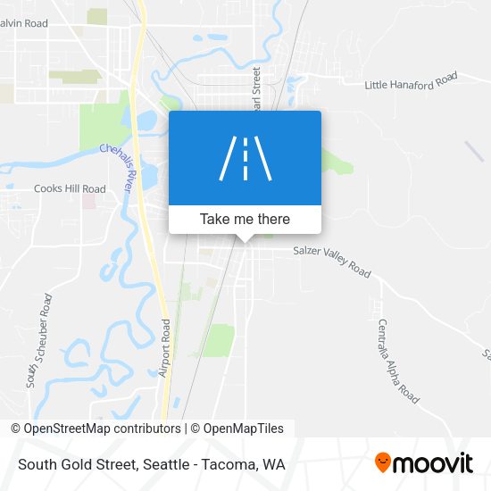 South Gold Street map