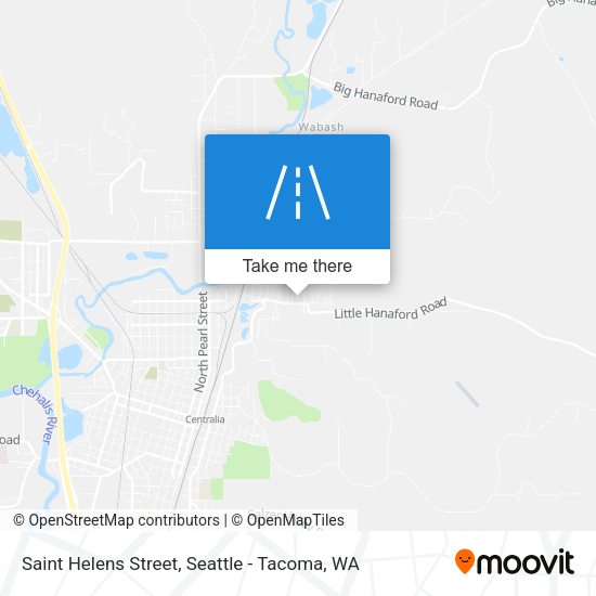 Saint Helens Street map