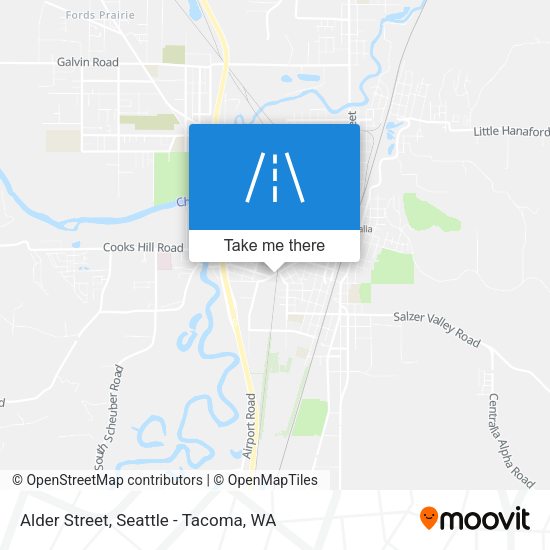 Alder Street map