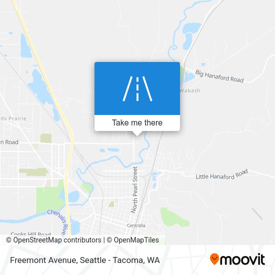 Mapa de Freemont Avenue