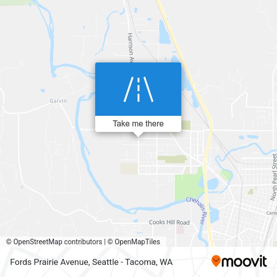 Fords Prairie Avenue map
