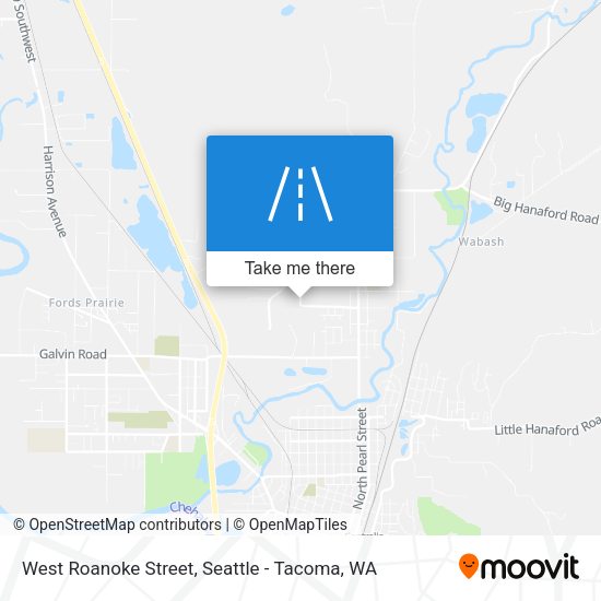 Mapa de West Roanoke Street
