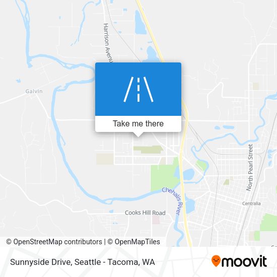 Sunnyside Drive map