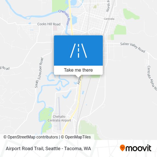 Airport Road Trail map