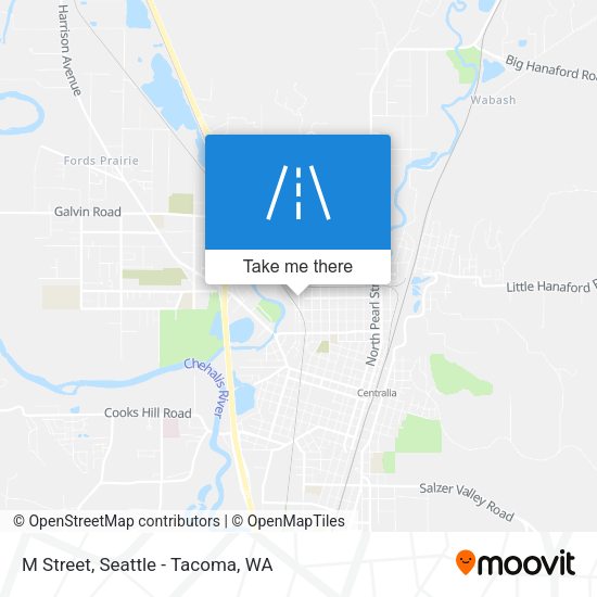 M Street map