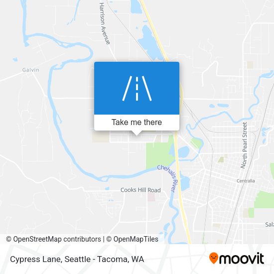 Cypress Lane map