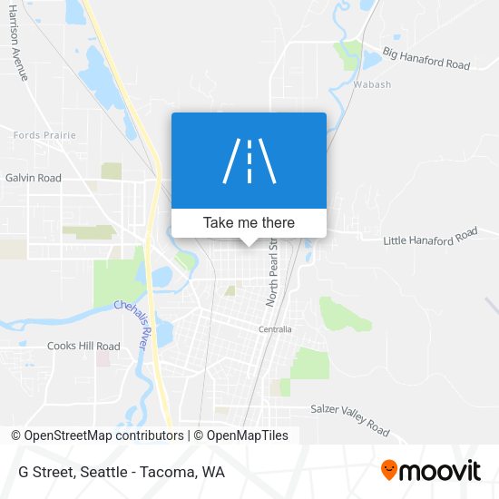 G Street map