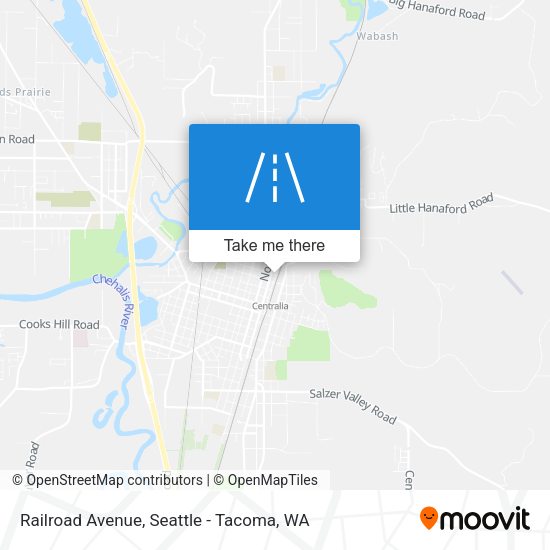 Railroad Avenue map