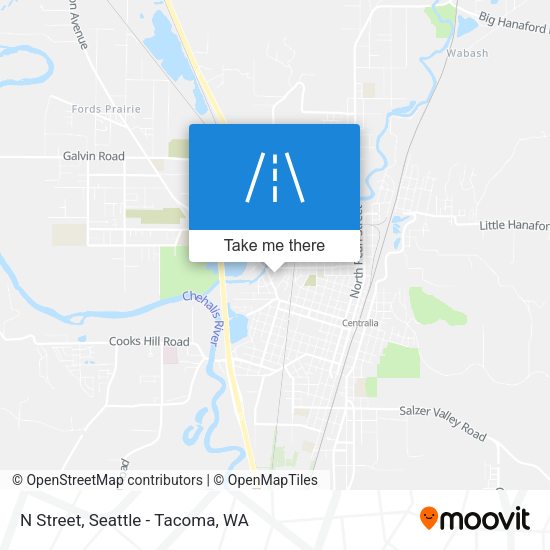 N Street map