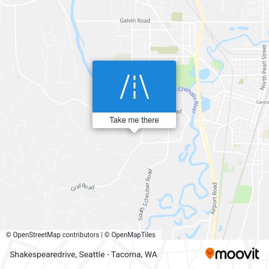 Shakespearedrive map