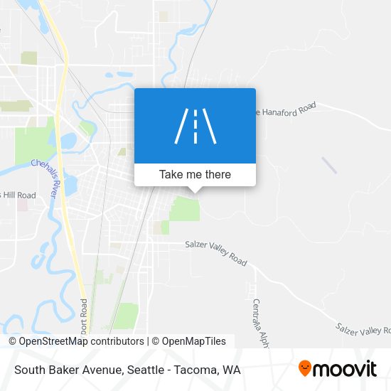 Mapa de South Baker Avenue