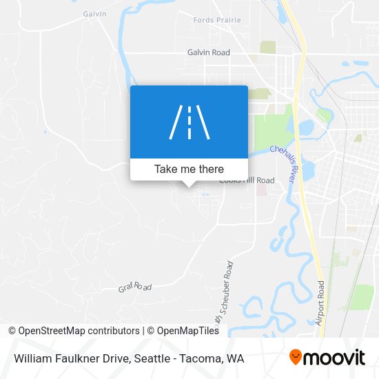Mapa de William Faulkner Drive