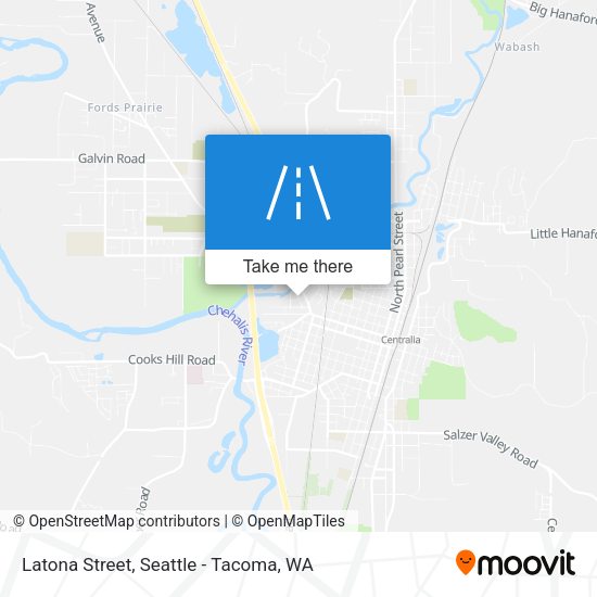Latona Street map