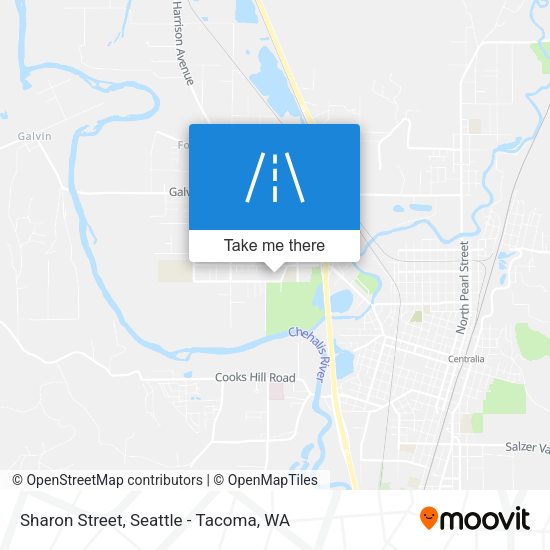 Sharon Street map
