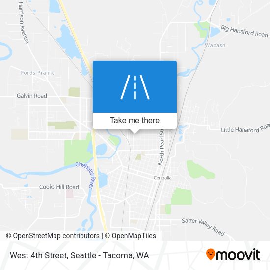 West 4th Street map