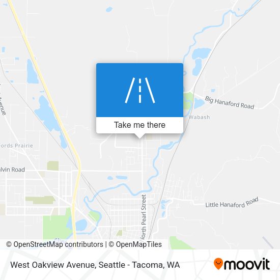 Mapa de West Oakview Avenue