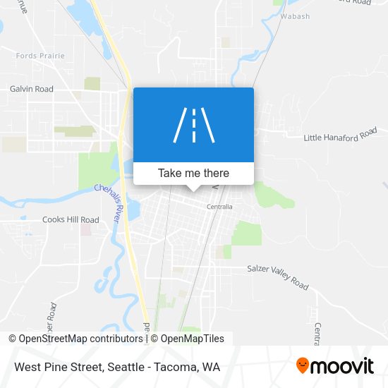 Mapa de West Pine Street