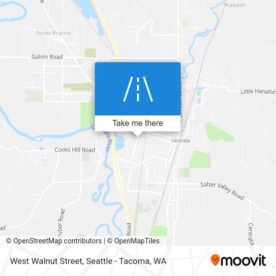 Mapa de West Walnut Street