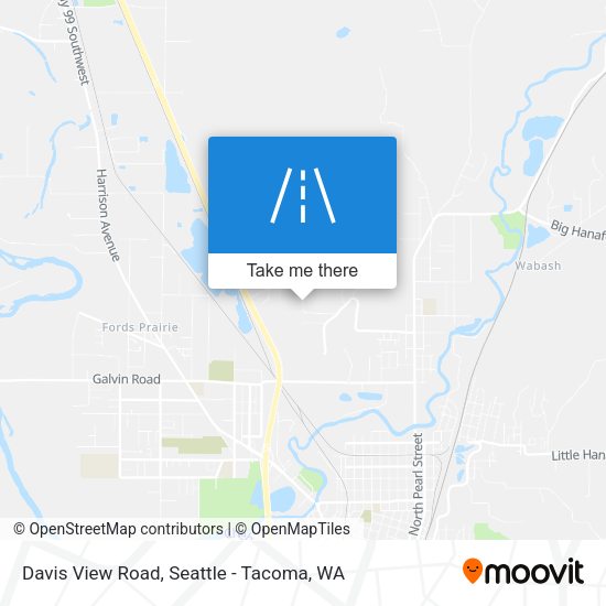 Davis View Road map
