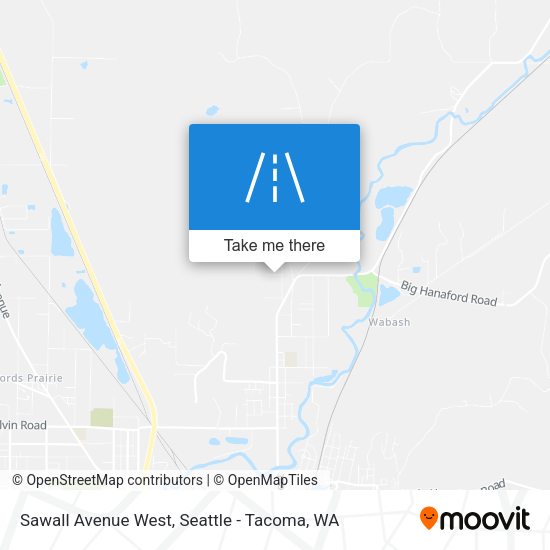 Sawall Avenue West map