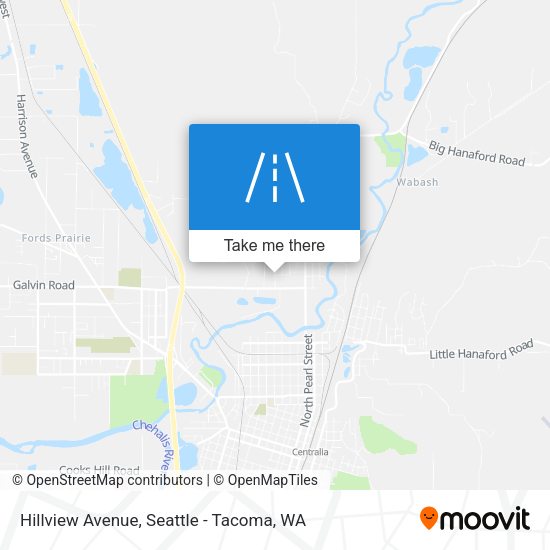 Hillview Avenue map
