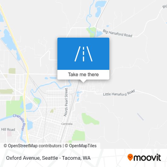 Mapa de Oxford Avenue
