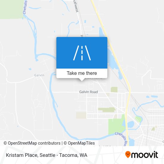 Kristam Place map