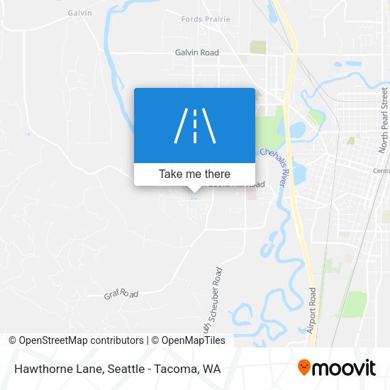 Hawthorne Lane map