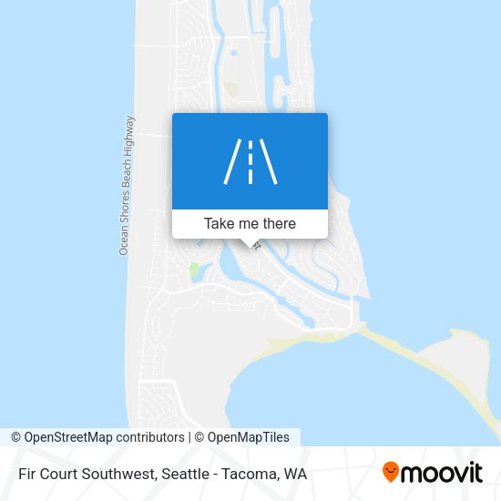 Fir Court Southwest map