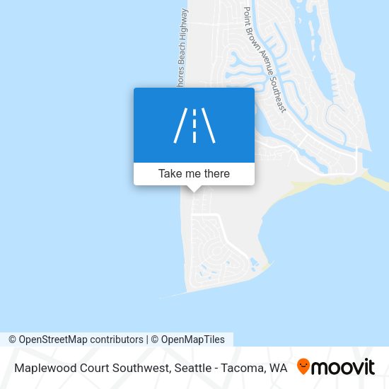 Maplewood Court Southwest map