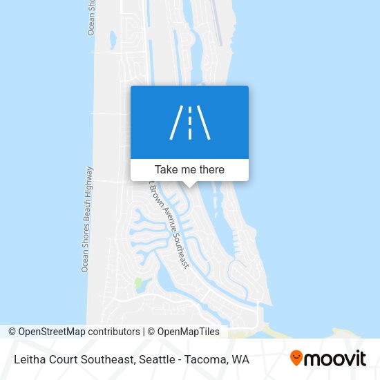 Mapa de Leitha Court Southeast