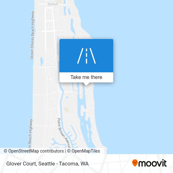 Glover Court map