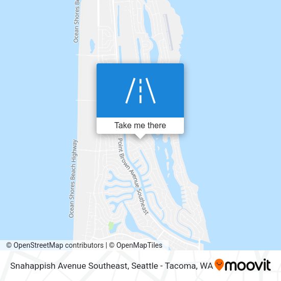 Mapa de Snahappish Avenue Southeast