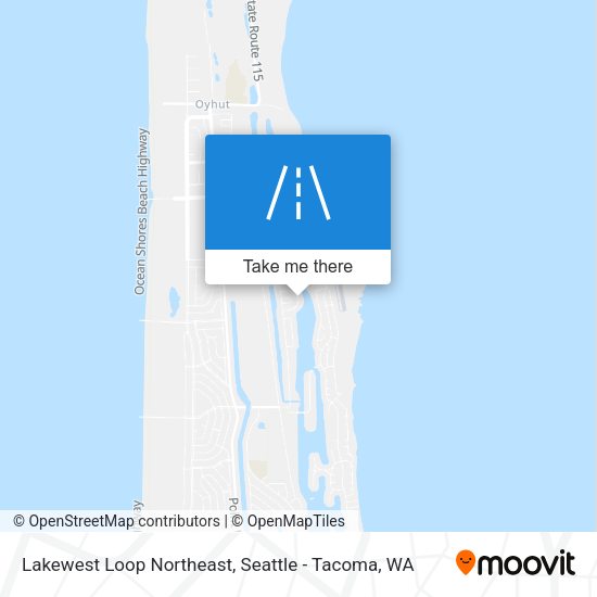 Lakewest Loop Northeast map