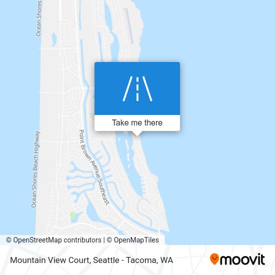Mapa de Mountain View Court