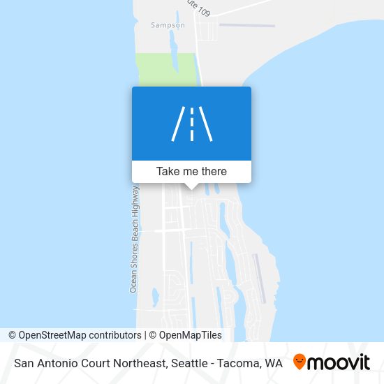 San Antonio Court Northeast map