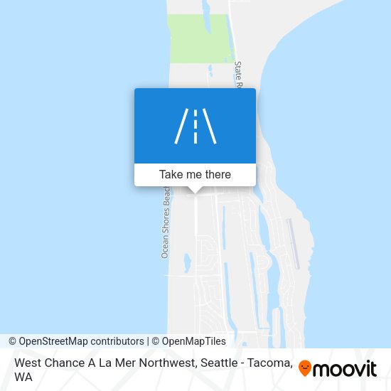 West Chance A La Mer Northwest map