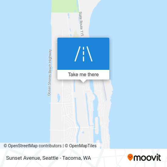 Sunset Avenue map